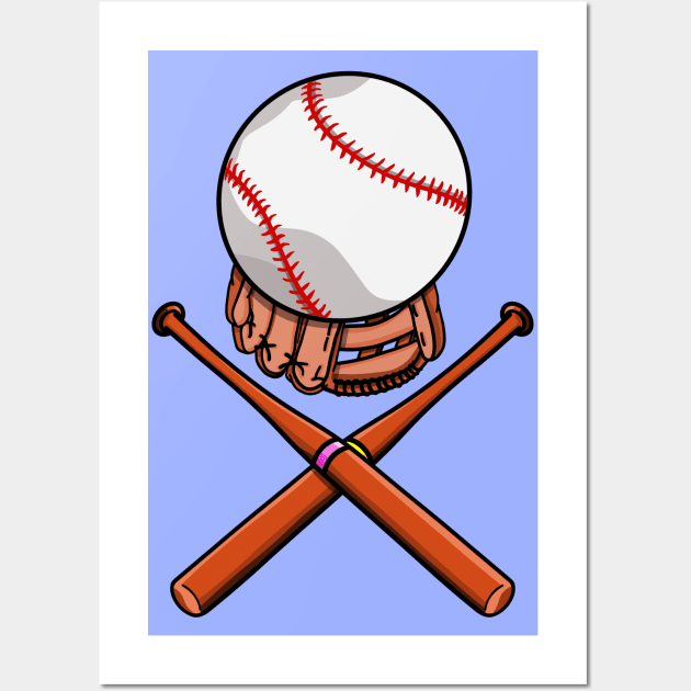 Baseball Wall Art by mailboxdisco